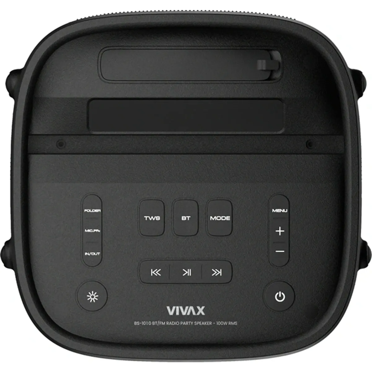 VIVAX BS-1010 Bluetooth karaoke hangszóró Mikrofon Van Bluetooth Van Kapcsolódási technológia Vezeték nélküli USB USB-C 100W RMS 2x mély 2x magas #5