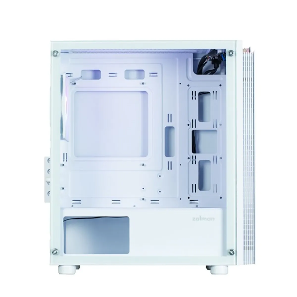 ZALMAN T4 PLUS WHITE Spektrum RGB mATX mini torony edzett üveg ARGB #3