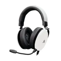 WHITE SHARK WS GH-2540W ELEPHANT vezetékes gamer headset fehér 50 mm meghajtó 3,5 mm 180 cm kábel mikrofon bal