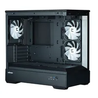 Zalman P30 BLACK ablakos mATX ARGB USB 3.0 3 beépített ventilátor táp nélküli #6