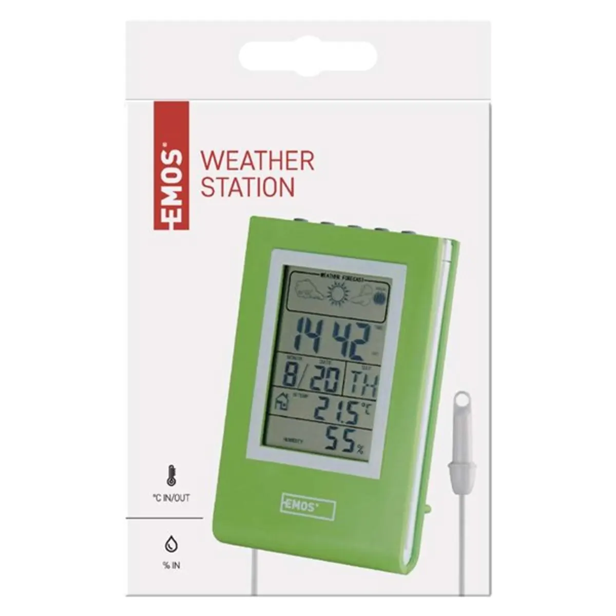 EMOS E0117N analóg kijelző vezetékes szonda 1,9 m 2xLR1130 #4