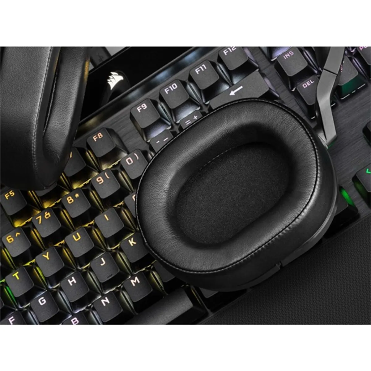 CORSAIR CA-9011260-EU HS55 Stereo fekete 50 mm hangszóró, 3,5 mm jack, 20-20000 Hz, 32 ohm, 114 dB, vezetékes #6