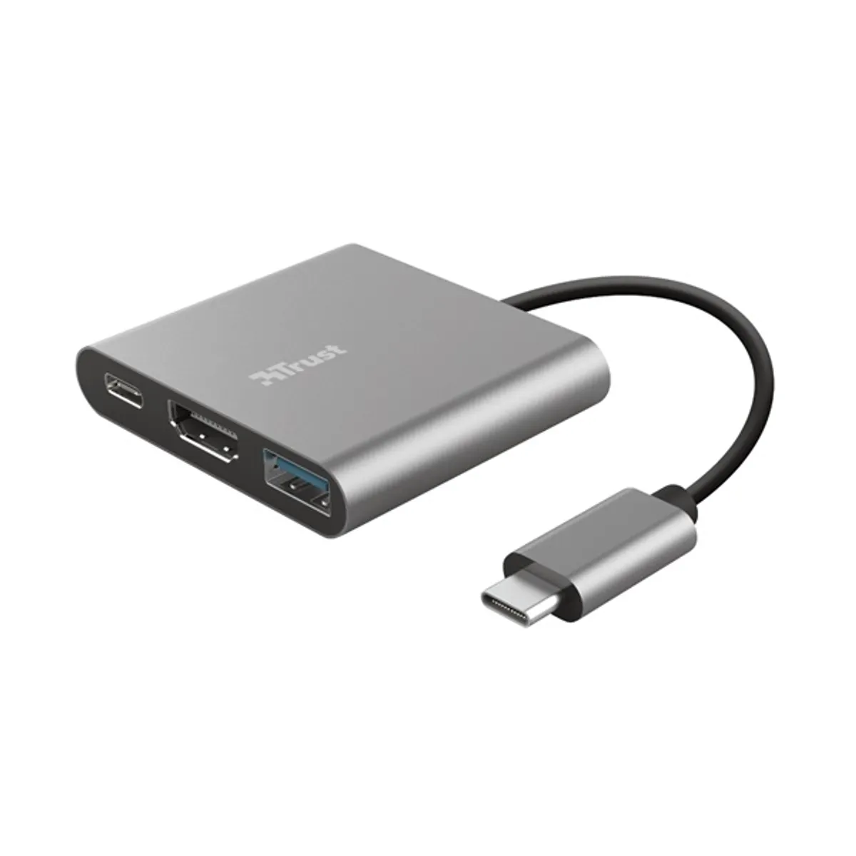 Trust 23772 Dalyx 3-in-1 USB-C Multiport Adapter HDMI USB-C PD USB-A #1