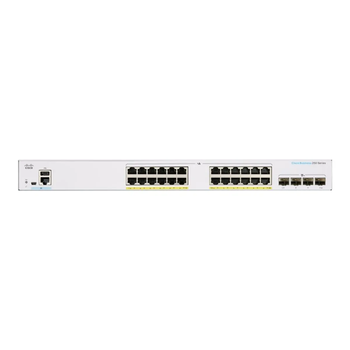 CISCO CBS250-24T-4X-EU CBS250-24T-4X 24x GbE LAN 4x SFPplus L2-L3 QoS VLAN 255 ACL 512 SSH HTTPS SNMP #2