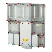 HENSEL 1091550 mérőszekrény polikarbonát világosszürke 900x1130x270 IP65 szabadtéri