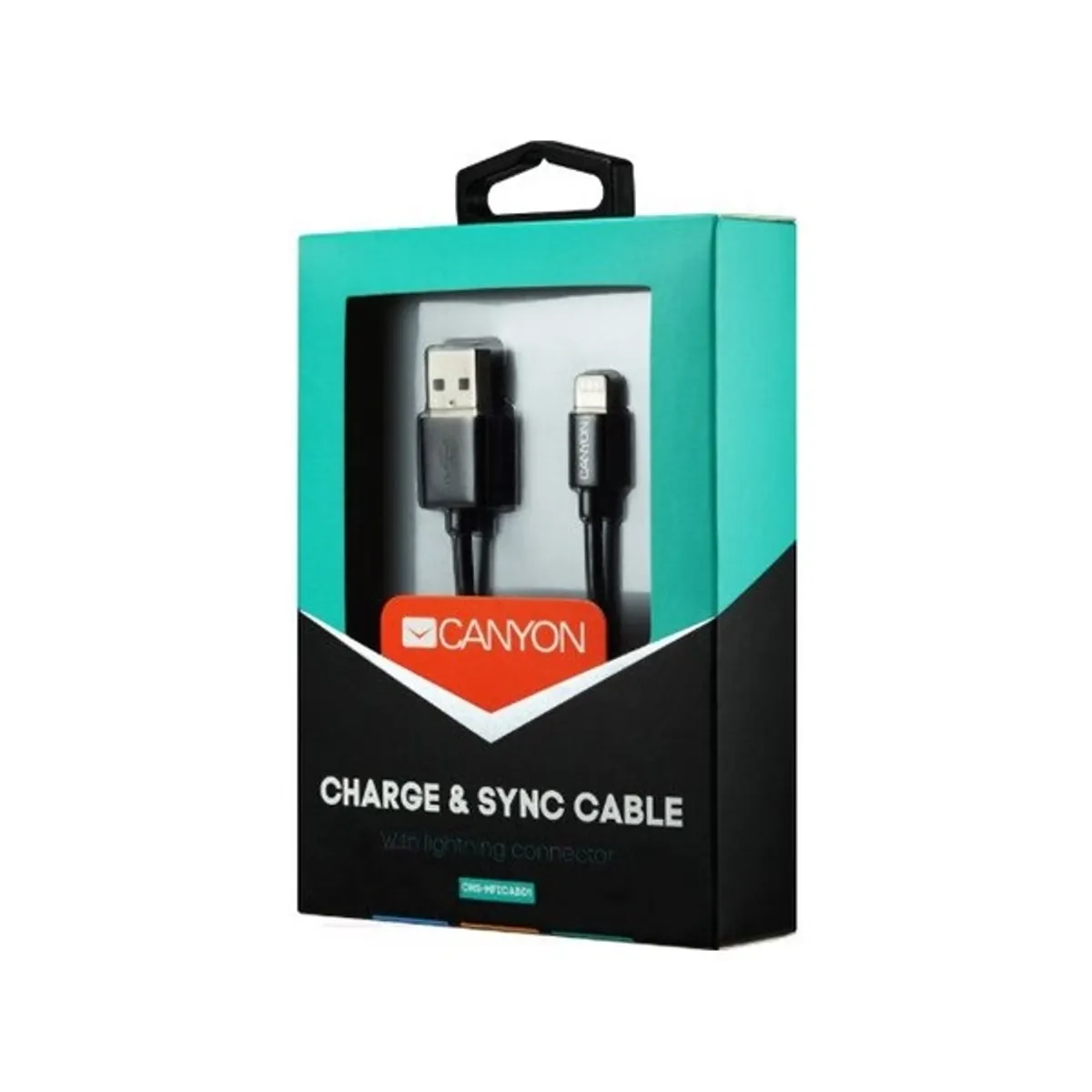 Canyon CNS-MFIC3B MFi Lightning usb kábel 1 m fekete #3