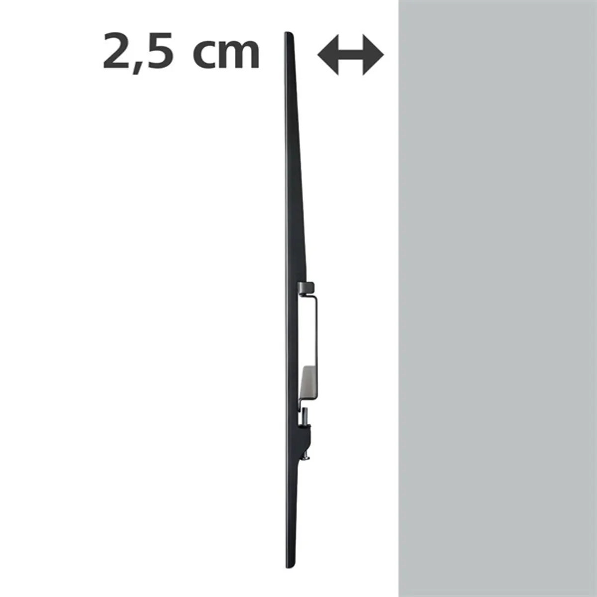 Hama 00220811 fitv fix falikonzol 600x400 fekete 32"-75" #2