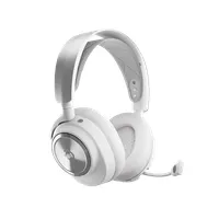 SteelSeries 61524 Arctis Nova Pro Wireless Bluetooth 2,4 GHz USB-C fehér 150 cm kábel 40 mm hangszóró 22 óra 38 ohm bal oldali mikrofon