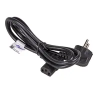 AKYGA AK-PC-12A tápkábel IEC C13 CEE 7/7 90 fokos 3 m fekete 10 A 250 V #2