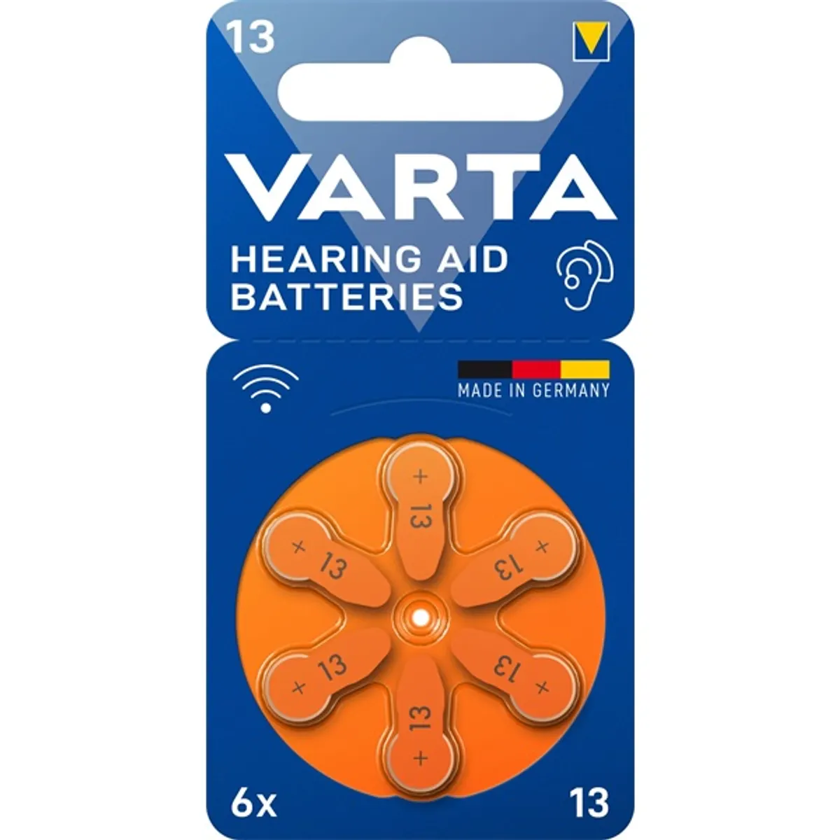 VARTA 24606101416 hallókészülék elem 13 6 db bliszter #2