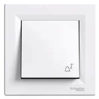 Schneider EPH0800121 Asfora egypólusú nyomó rugós bekötésű 10A IP20 süllyesztett fehér