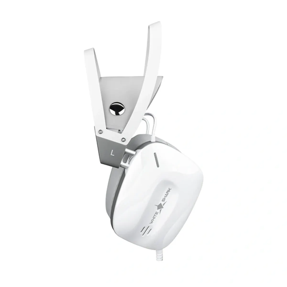 White Shark WSP GH-2446W GOTTAN fejhallgató fehér 53mm hangszóró 16 ohm 20-20000 Hz 94 dB 2 m 3,5 mm csatlakozó bal mikrofon #3