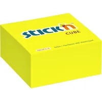 Stick N 21010 kockatömb 76x76mm 400 lap öntapadós sárga