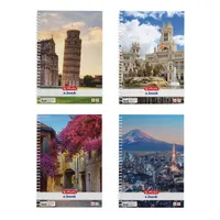 Herlitz 09542978 City kockás spirálfüzet A4 70 lapos #2