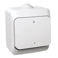 Schneider WDE000520 Cedar Plus IP44 fehér 2P kapcsoló