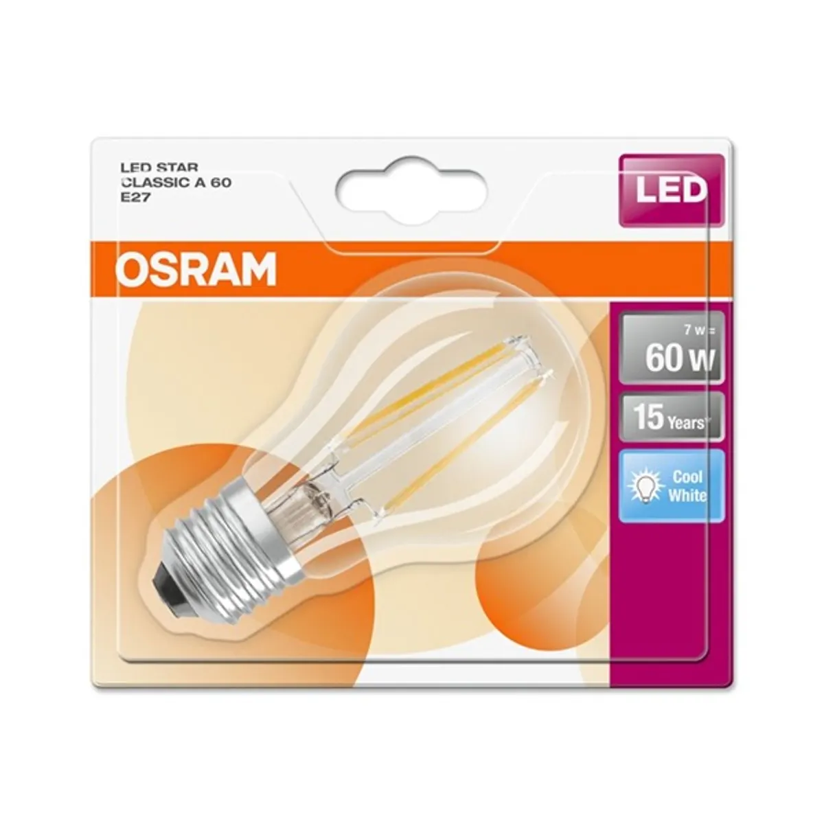 LEDVANCE 4058075112308 LED fényforrás E27 filament 6W 806lm 4000K A+ 300 fok #2