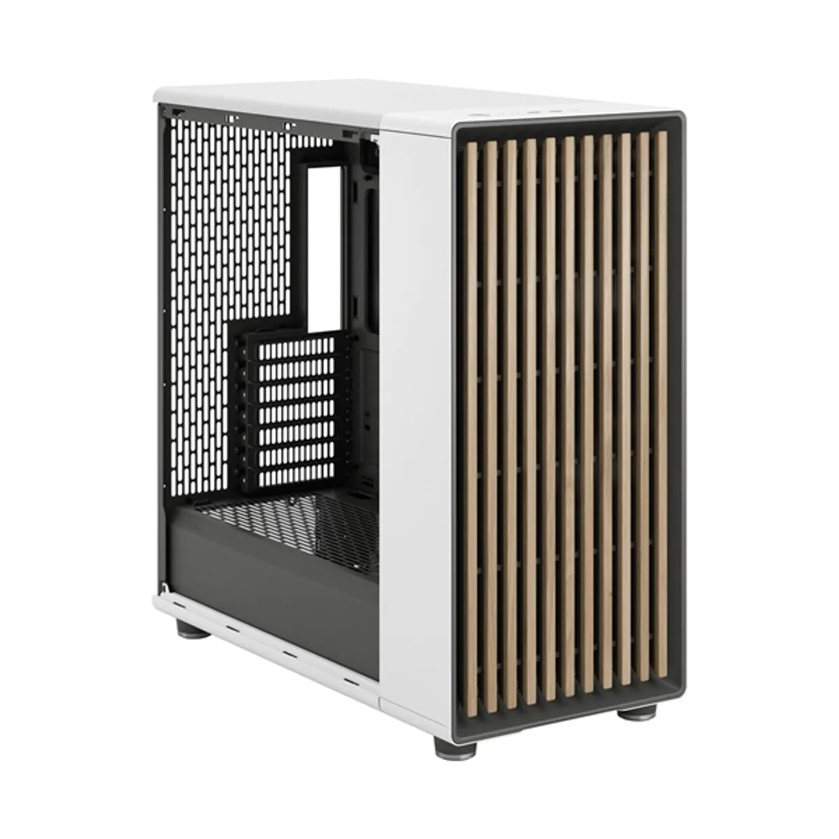 FRACTAL DESIGN FD-C-NOR1X-04 North XL Fehér USB 3.0 fejhallgató csatlakozó, mikrofon csatlakozó, 3,5 belső hely 2 db, 2,5 belső hely 2 db, beépített ventilátorok 3 #7
