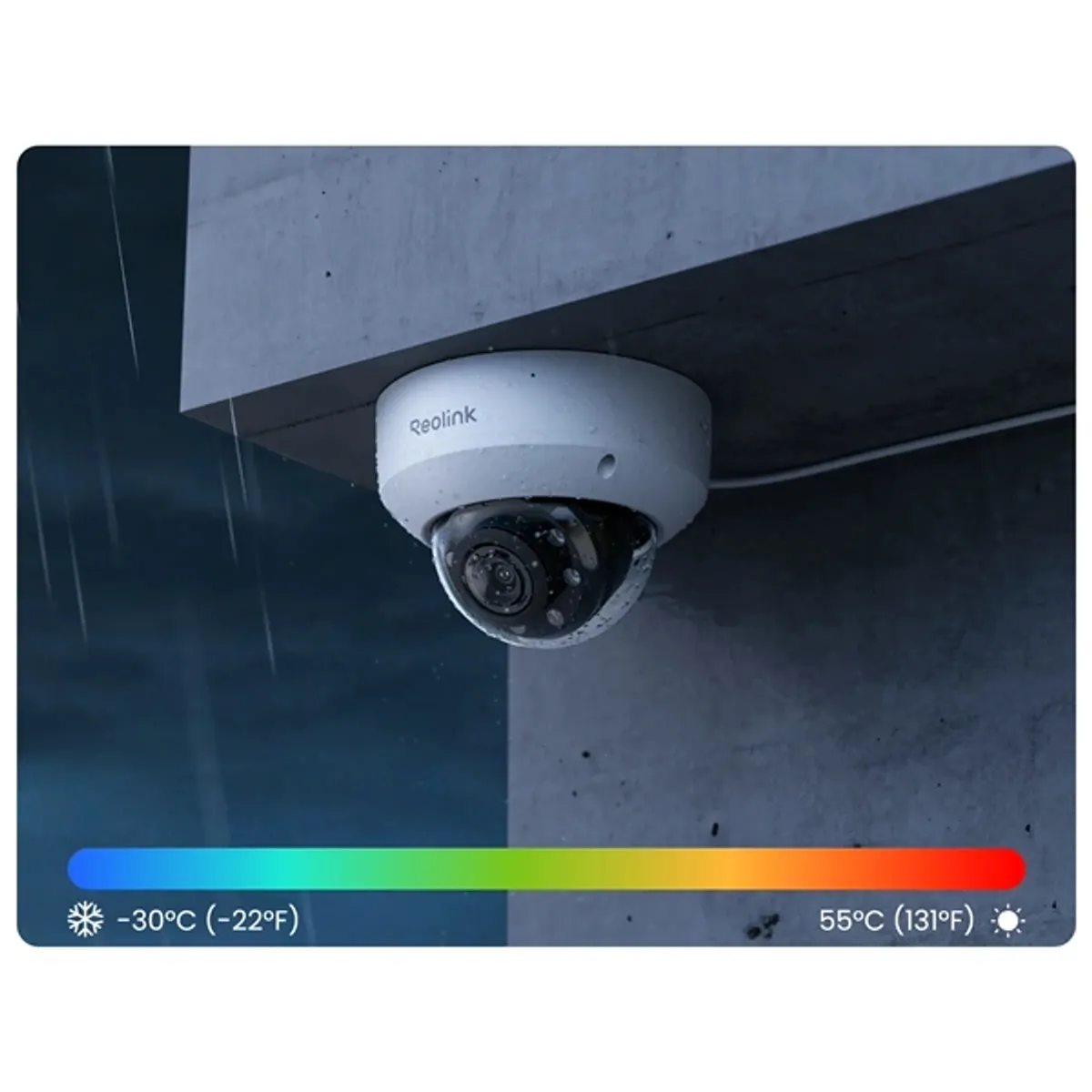 REOLINK RP-PCV8MZ 8MP H265 2,7-13,5mm 5x zoom IP67 microSD PoE dome kamera beépített mikrofon #7