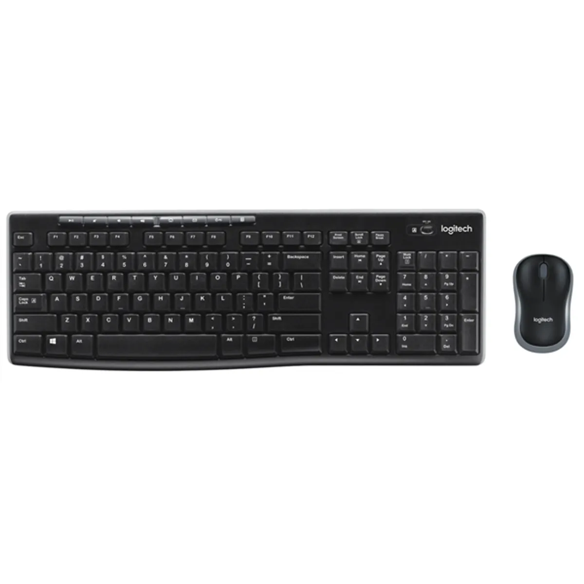 Logitech 920-004523 MK270 fekete USB vezeték nélküli angol numerikus billentyűzet #3