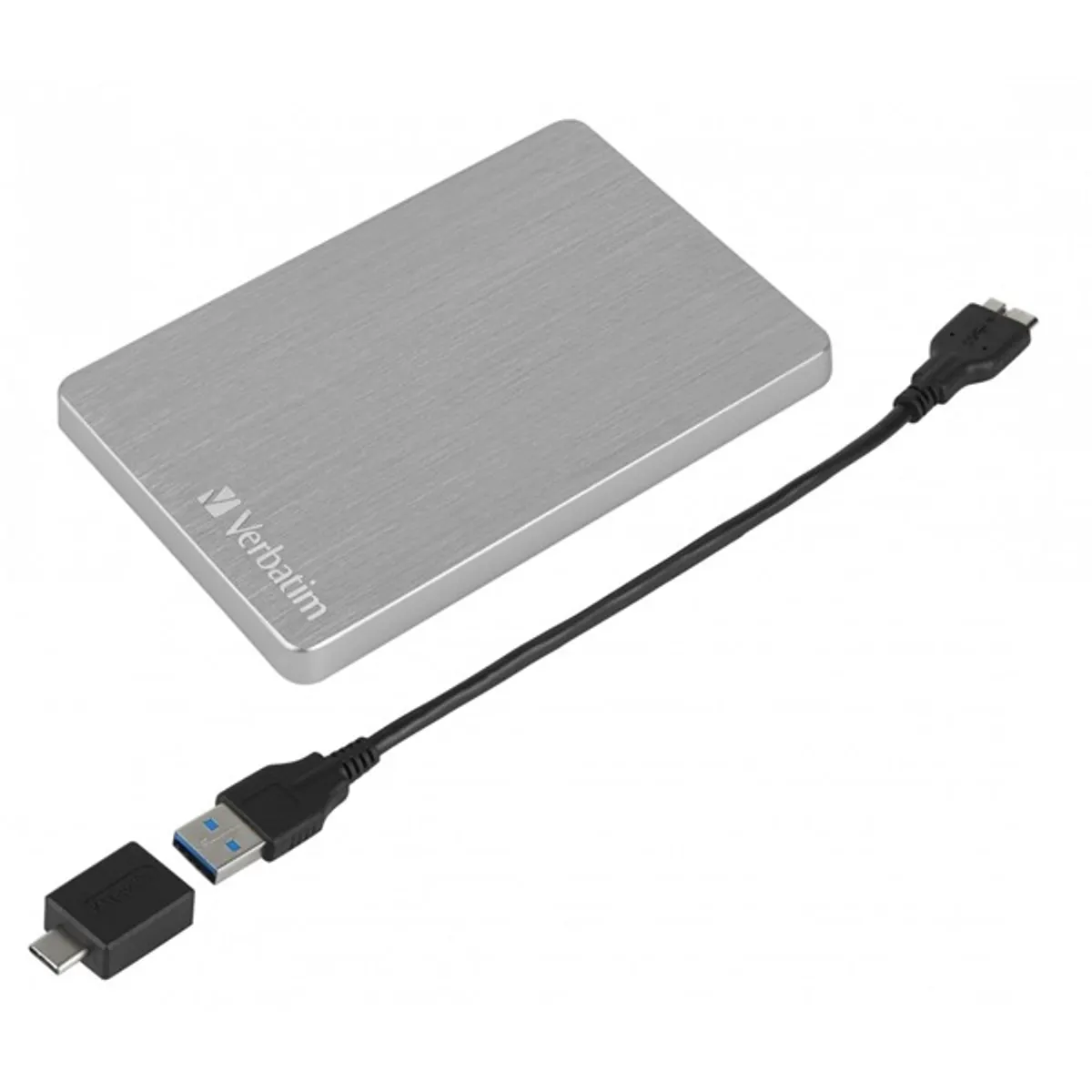 Verbatim 53663 Store 'n' Go ALU Slim 1TB 2,5" ezüst USB 3.2 hardveres titkosítás 5400 rpm #4