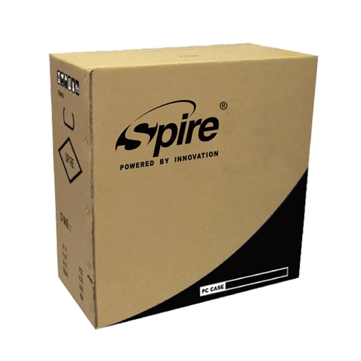 Spire SPT1614B-2U3 fekete (táp nélküli) ATX számítógépház 2x USB 3.0 #10