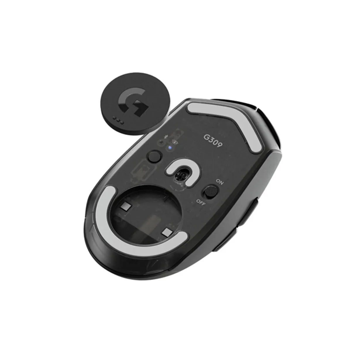 LOGITECH 910-007199 G309 LIGHTSPEED jobbkezes optikai HERO 25K 25600 dpi rf bluetooth usb fekete 6 gomb #6