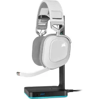 CORSAIR CA-9011236-EU HS80 RGB Wireless Fehér SLIPSTREAM Wireless 50 mm 32 ohm USB PC MAC PS4 PS5 20 óra 20-40000 Hz #4