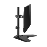 SBOX SBOX LCD-F012-2 monitor konzol 17"-32" 75x75;100x100 9 kg 1 db forgatható, dönthető, billenthető, kábelrendező, acél, műanyag, fekete #5