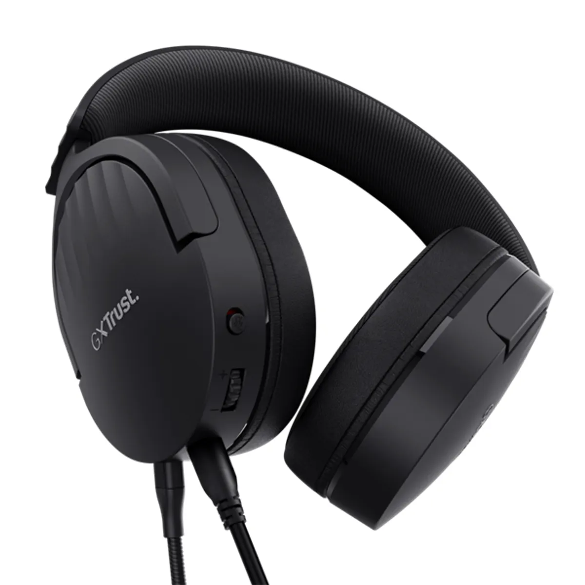 TRUST 24898 GXT 489 Fayzo gamer fejhallgató fekete 50 mm hangszóró 3,5 mm jack vezetékes multiplatform hangerőszabályzó #3