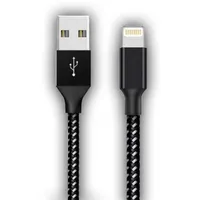 Stansson CA-164 MFI Lightning USB-A kábel 2 m fekete