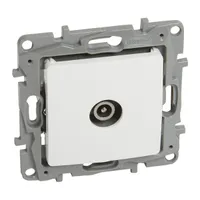 Legrand 764555 Niloé fehér tv aljzat végzáró IP20 #2