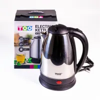 TOO KE-600 vízforraló ezüst 1,8 L 1800 W vezeték nélküli 360 fokban elforgatható rejtett fűtőelem túlmelegedés védelem vízkő szűrő vízszintjelző #2