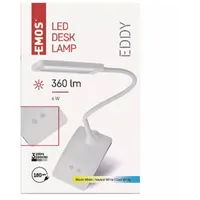EMOS Z7599W Eddy Led asztali lámpa fehér 6 W 360 lm dimmelhető 12 V 0,36 A #3