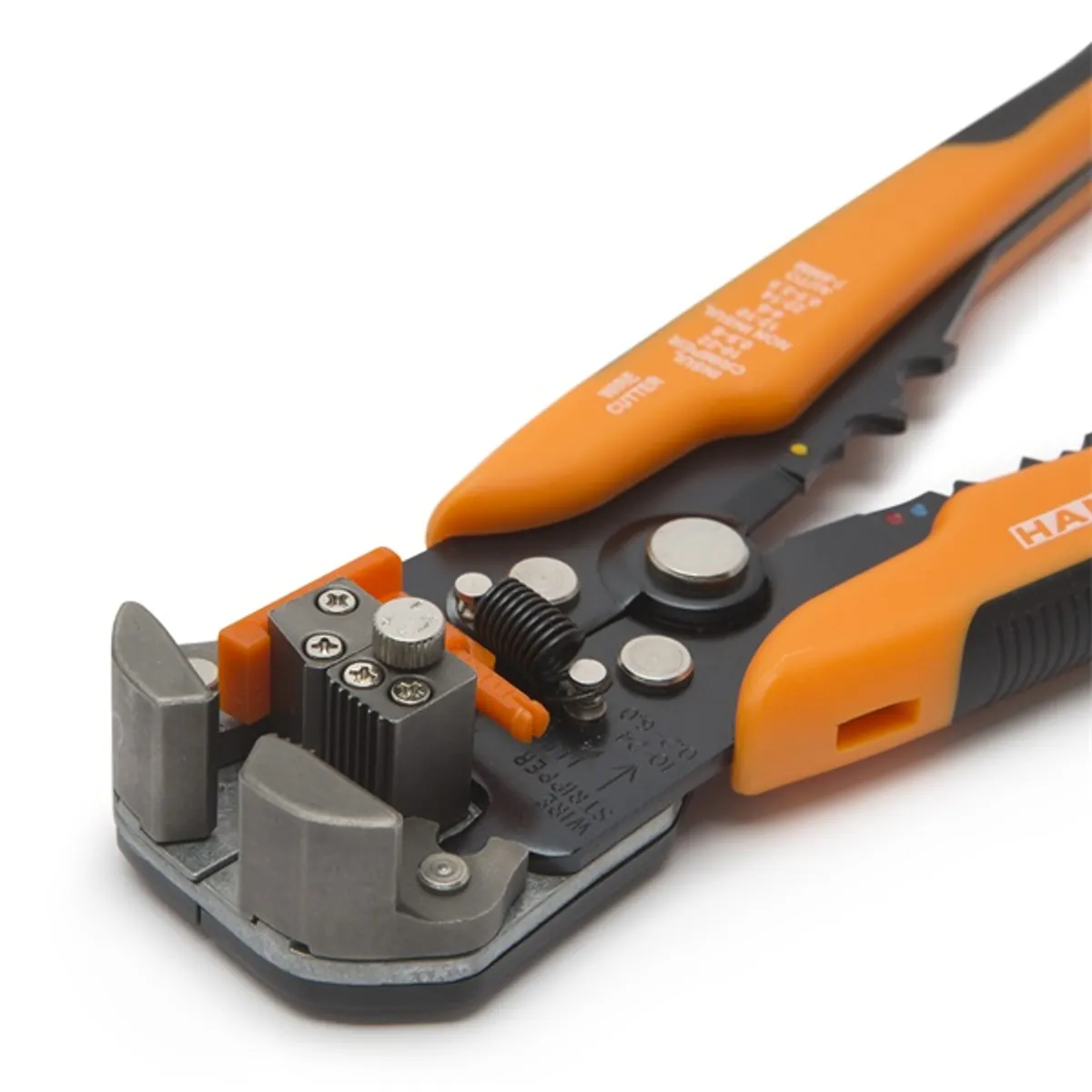 HANDY 10224 Kábelblankoló, krimpelő és vágófogó ötvözött acél, nyél műanyag, blankolás 0,2-6,0 mm², krimpelés 0,5-6,0 mm² #2