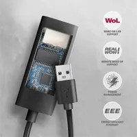 AXAGON ADE-AR usb-a gigabit ethernet adapter fekete 15 cm rj45 usb 3.2 a #5