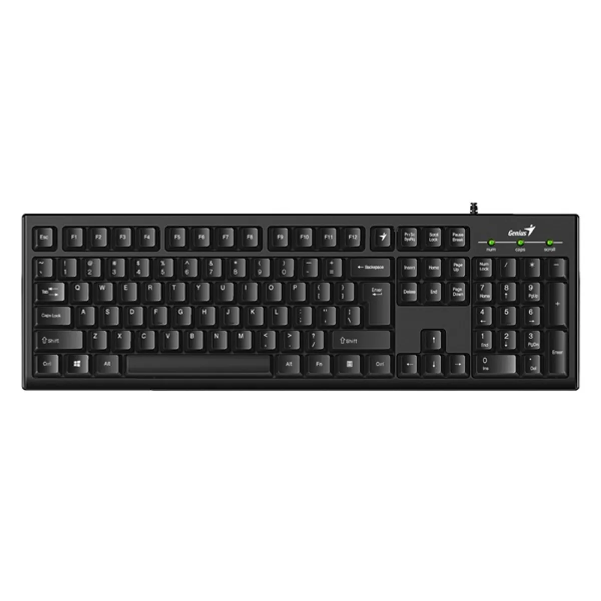 Genius 31300005404 KB-100 Magyar kiosztás USB Vezetékes Normál Fekete Numerikus billentyűzet #3