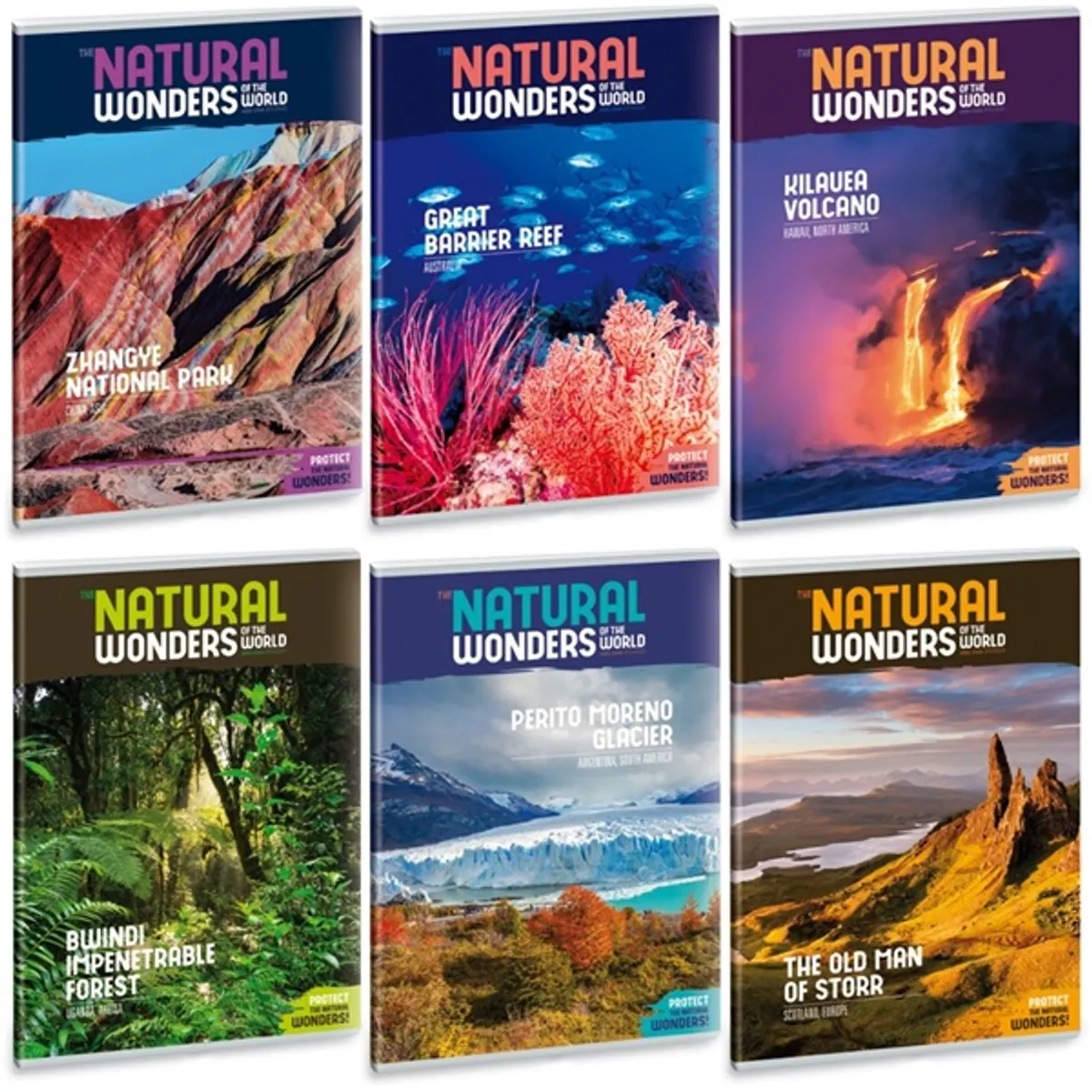 Ars Una 53801029 Natural Wonders A4 extra kapcsos sima füzet mintás UV formalakk #1