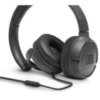 JBL JBLT500BLK T500 32 mm meghajtó, 32 ohm, 2.0 mikrofonos fejhallgató, vezetékes, 120 cm kábel, fekete #4