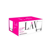 LAV LV-LBR308F Liberty likőrös pohár készlet 65 ml 6 db átlátszó üveg