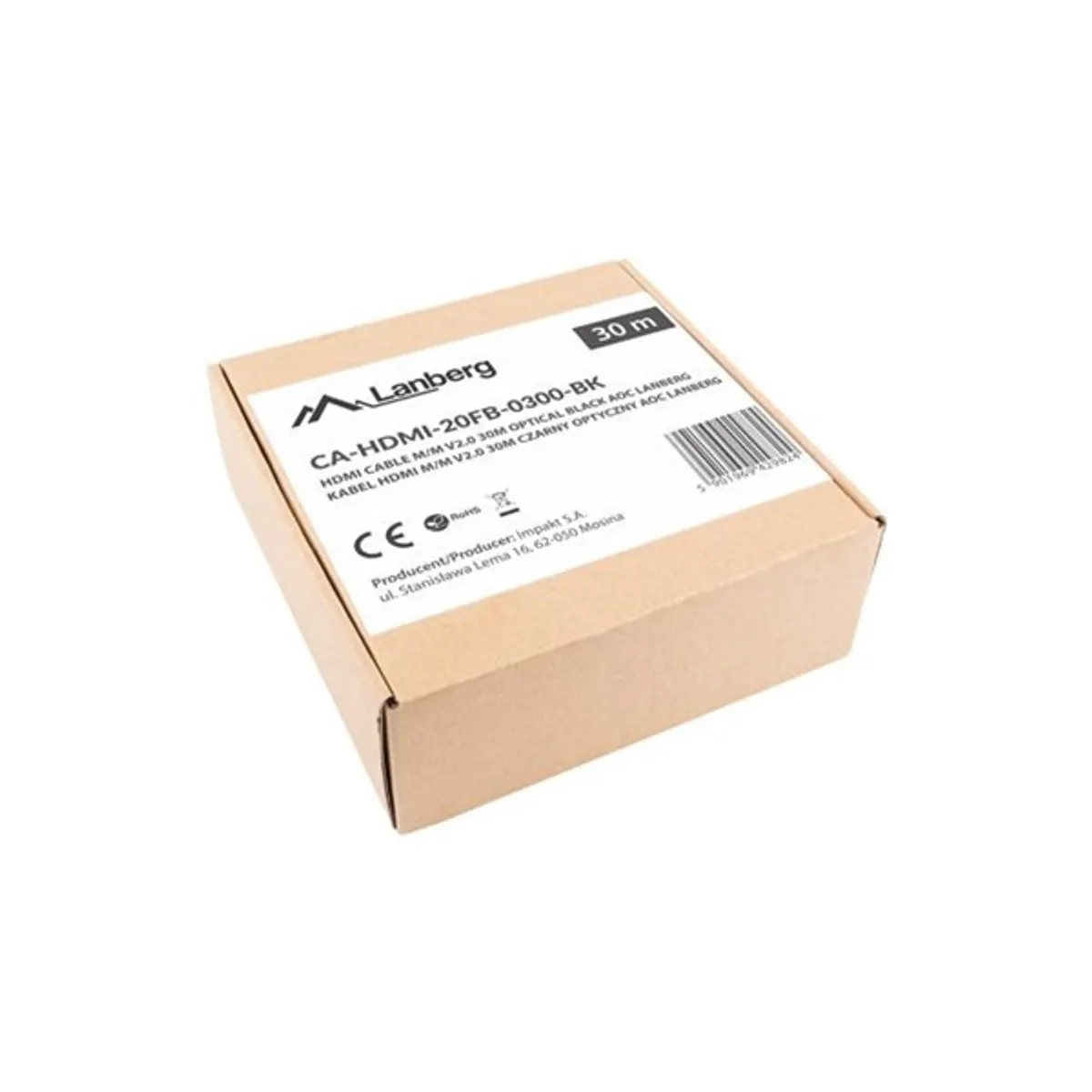 Lanberg CA-HDMI-20FB-0300-BK HDMI 2.0 M M aktív optikai AOC kábel fekete 30 m #5