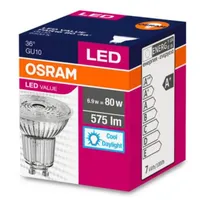 LEDVANCE 4058075096707 GU10 LED fényforrás 7 W 575 lm 3000 K meleg fehér 120 fok 10000 óra #2