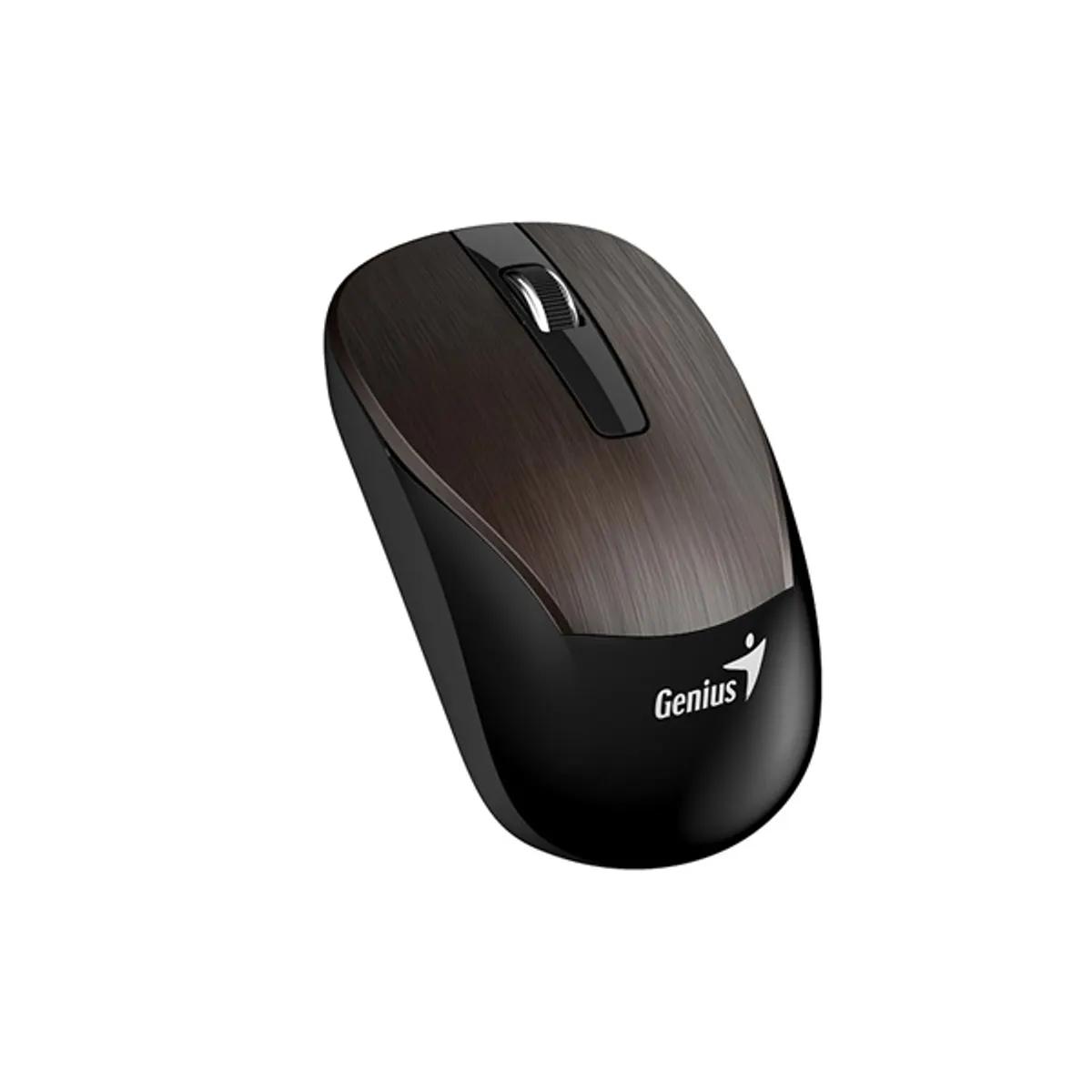 GENIUS 31030011414 ECO-8015 sötétbarna 3 gombos vezeték nélküli egér BlueEye 1600 dpi #1