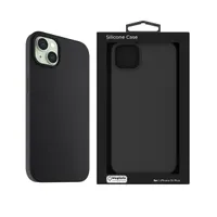 NEXTONE IPH-15PLUS-MAGCASE-BLACK Hátlap szilikon iPhone 15 Plus fekete 6,7" MagSafe kompatibilis