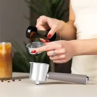 Berlinger Haus BH/9856 3 az 1-ben kávéfőző 20 Bar 950 W 1,2 L rozsdamentes acél kapszula- és őrölt kávé kompatibilis Nespresso tejhabosító #6