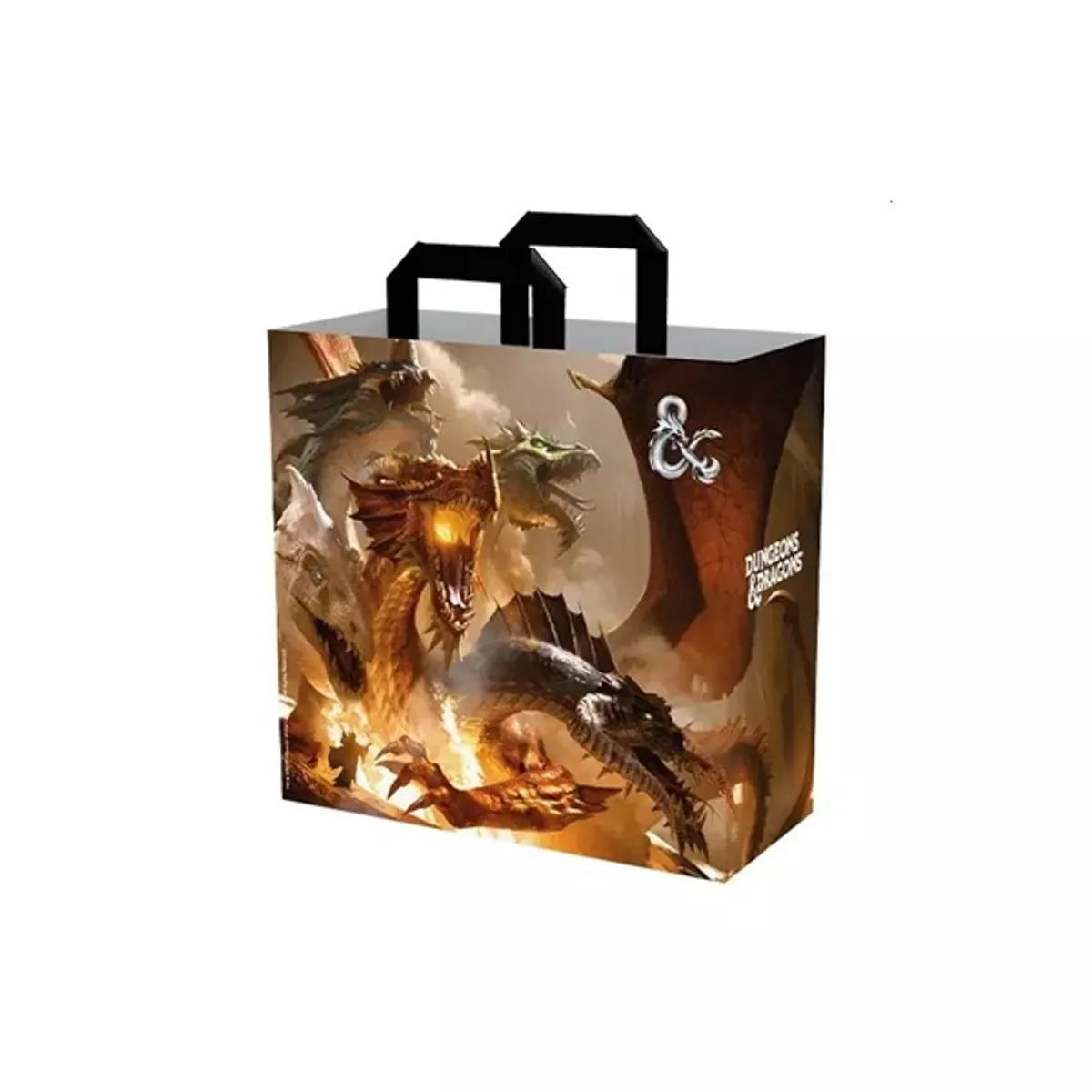 KONIX KX-DD-CABA/TIAMAT Dungeons Dragons bevásárló táska barna mintás 400x200x450 mm #1
