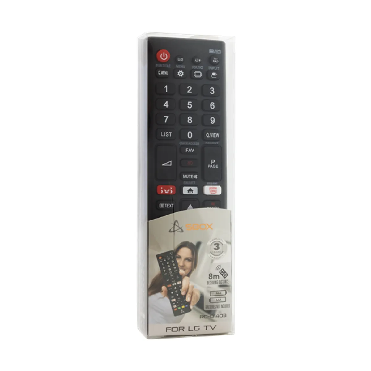 SBOX SBOX RC-01403 LG TV távirányító Fekete #2