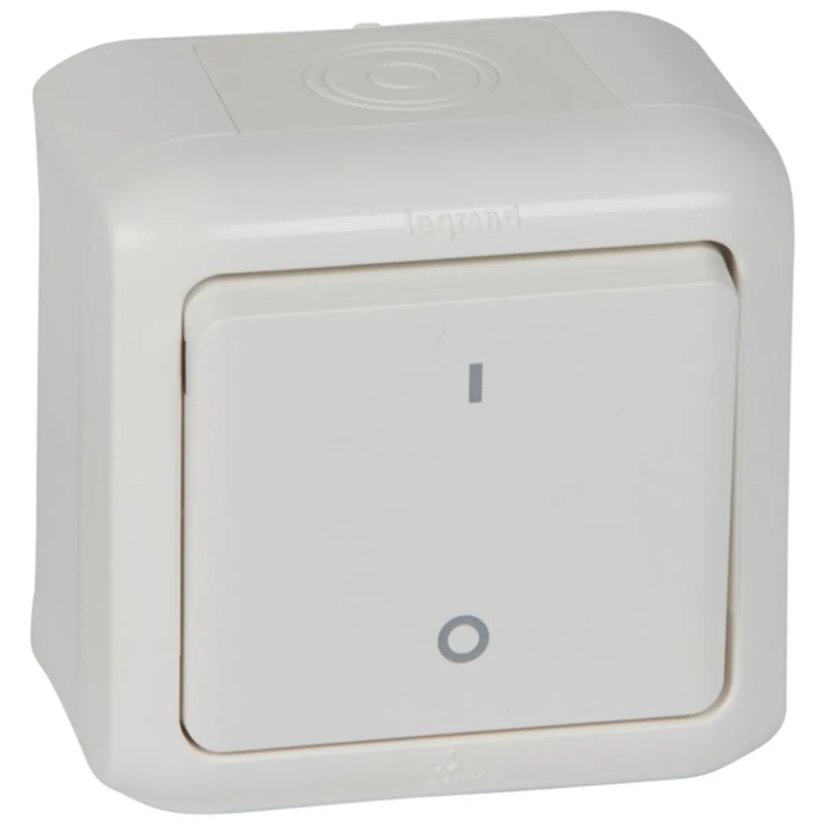 LEGRAND 782366 Forix 2P kapcsoló IP44 fehér falon kívül #1