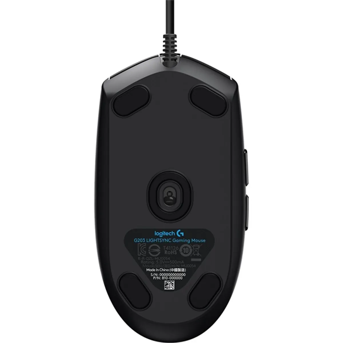 Logitech 910-005823 G102 Lightsync fekete 200-8000 DPI USB 2,1 m 6 gomb #4