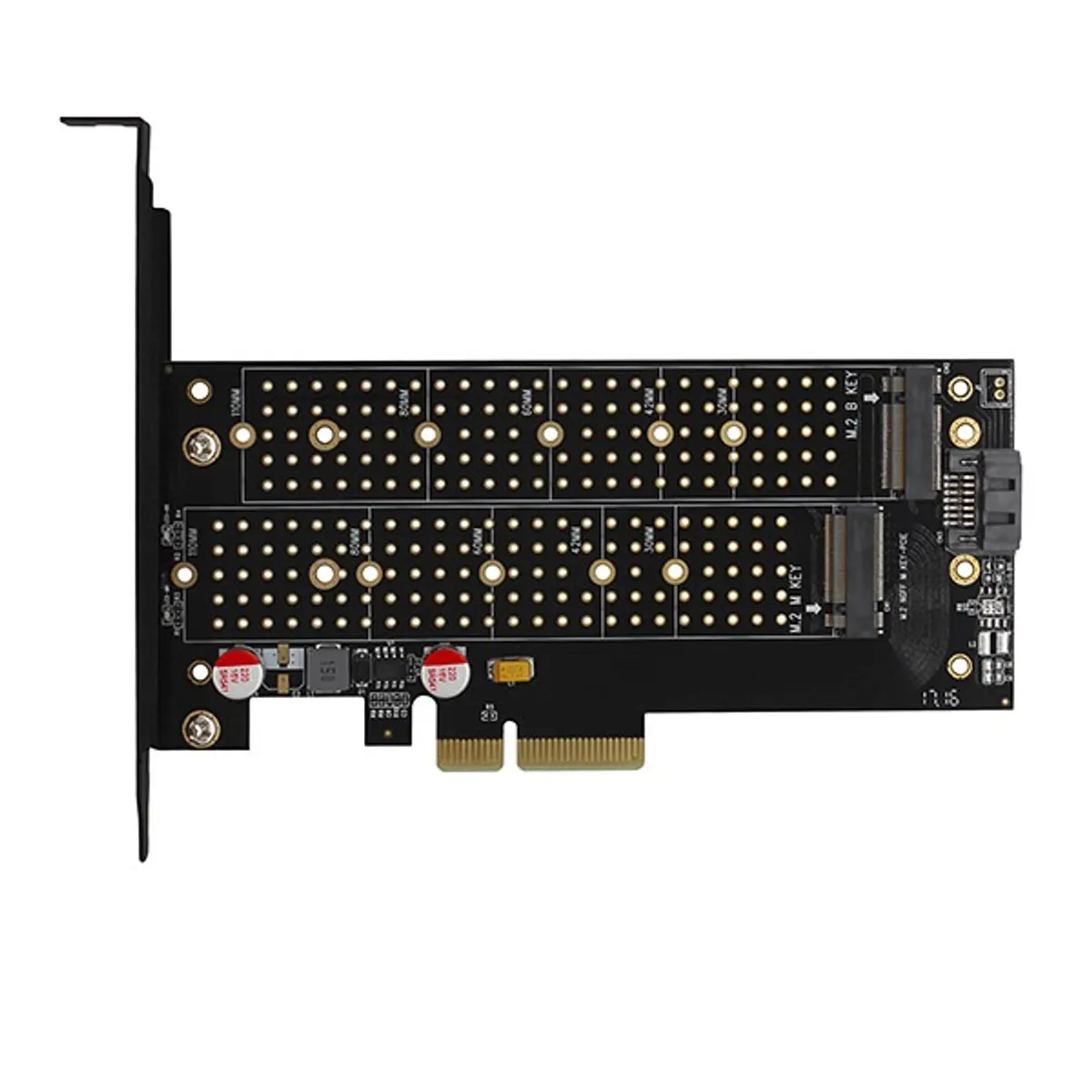 Axagon PCEM2-D 2-port M.2 NVMe és SATA PCIe adapter #3