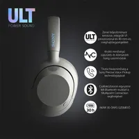 Sony WHULT900NW.CE7 WHULT900 Bluetooth fejhallgató zajszűrés 10 m 30 óra 40 mm #2